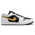 Jordan 1 Low - Men Shoes White-Metallic Gold-Black