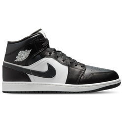 Men Shoes - Nike Air Jordan 1 Mid - Black-Off Noir-Summit White