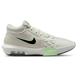 Men Shoes - Nike LeBron Witness 8 - Light Bone-Anthracite-Vapor Green