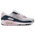 Nike Air Max 90 - Men Shoes White-Wolf Grey-Pink Foam