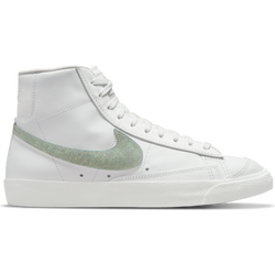 Women Shoes - Nike Blazer Mid '77 - Summit White-Dusty Sage-Grey Fog