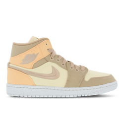 Women Shoes - Jordan 1 Mid SE - Muslin-Desert