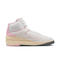 Women Shoes - Jordan Retro 2 - Summit White-Gym Red-Med Soft Pink