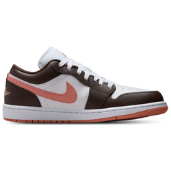Women Shoes - Jordan 1 Low - White-Lt Madder Root-Baroque Brown