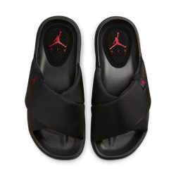 Women Flip-Flops and Sandals - Jordan Sophia Slide - Black-Fire Red-Black