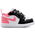 Jordan 1 Low - Baby Shoes Black-Pink Gaze-White