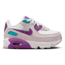 Baby Shoes - Nike Air Max 90 - Summit White-Viotech-Plainum Violet