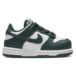 Baby Shoes - Nike Dunk Low - White-Vintage Green-White