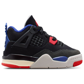 Retro 4 - Baby - Black / Fire Red / Deep Royal Blue