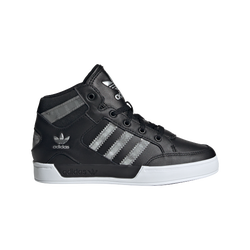 Pre School Shoes - adidas Hardcourt - Black-White-Silver