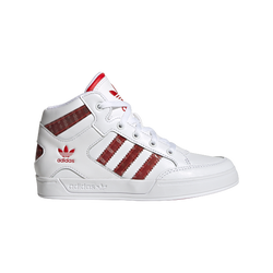 Pre School Shoes - adidas Hardcourt - White-Collegiate Red-White