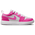 Jordan Aj1 Low - Maternelle Chaussures Fire Pink-Iris Whisper-White