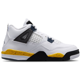 Retro 4 - Pre School - White / Tour Yellow / Dk Blue Grey