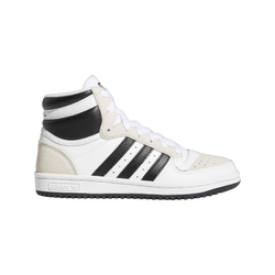 Grade School Shoes - adidas Top Ten - White-Black-White