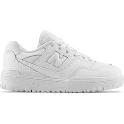 Grade School Shoes - New Balance 550 - White-White