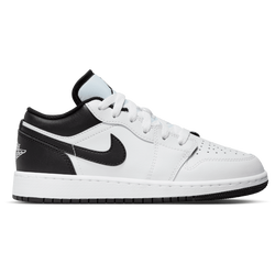 Grade School Shoes - Jordan 1 Low - White-Black-White