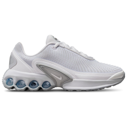 Grade School Shoes - Nike Air Max DN - White-White-Metallic Silver