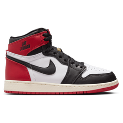 Grade School Shoes - Jordan 1 Retro High OG - Black-Black-Varsity Red