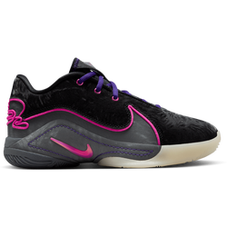 Grade School Shoes - Nike Lebron 22 - Black-Laser Fuschia-Dk Grey