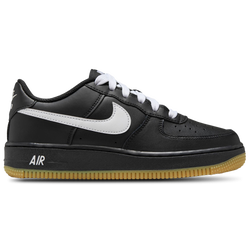 Grade School Shoes - Nike Air Force 1 LV8 - Black-White-Gum Lt Brown