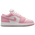 Jordan 1 Low - Grade School Shoes Med Soft Pink-Pearl Pink-White