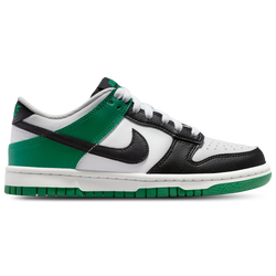 Grade School Shoes - Nike Dunk Low - Off White-Black-Malachite