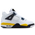 Jordan 4 Retro - Grade School Shoes White-Tour Yellow-Dark Blue Grey