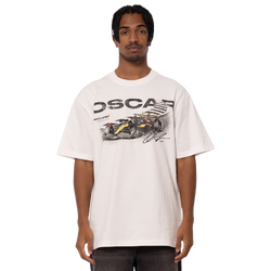 Men T-Shirts - Mitchell & Ness McLaren Oscar Vintage Tee - White