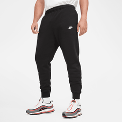 Men Pants - Nike Club Fleece Jogger - Black-White