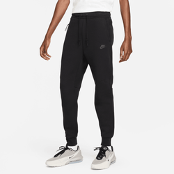 Men Pants - Nike Sportswear Tech Fleece Slim Fit Joggers - Black-Black