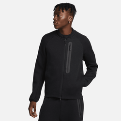 Men Jackets - Nike Tech Fleece N98 Bomber Jacket - Black-Black