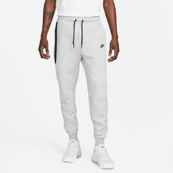 Men Pants - Nike Tech Fleece Slim Fit Joggers - Dk Grey Heather-Black