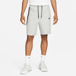 Men Shorts - Nike Sportswear Tech Fleece Shorts - Dk Grey Heather-Black