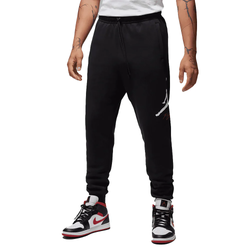 Men Pants - Jordan Essentials Baseline Fleece Pants - Black-White