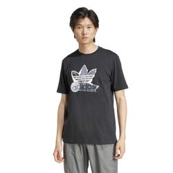 Men T-Shirts - adidas Training Supply Fashion Tee - Black-White