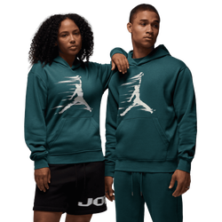 Men Hoodies - Jordan Flight Mvp Fleece Hoody - Oxidized Green-Sail-Sail