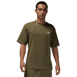 Men T-Shirts - Jordan Sneaker Patch - Medium Olive