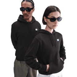 Men Hoodies - Nike Sportswear Oversized French Terry Pullover Hoodie - Black