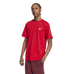 Men T-Shirts - adidas Essential Trefoil Tee - Red
