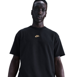 Men T-Shirts - Nike Sportswear Premium Essentials - Black-Gold