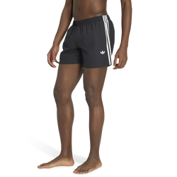 Men Shorts - adidas 3 Stripe Swim Short - Black