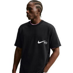 Men T-Shirts - Nike Bloom Tee - Black-Black