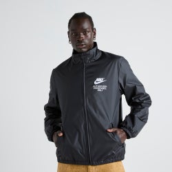 Men Jackets - Nike Authorised Personnel Woven Jacket - Black-Black-White