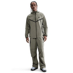 Men Hoodies - Nike Tech Woven Windrunner Full-Zip Hoodie - Light Army