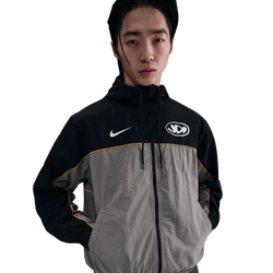 Men Jackets - Nike Air Poly-Knit Full-Zip Jacket - Flat Pewter-Black