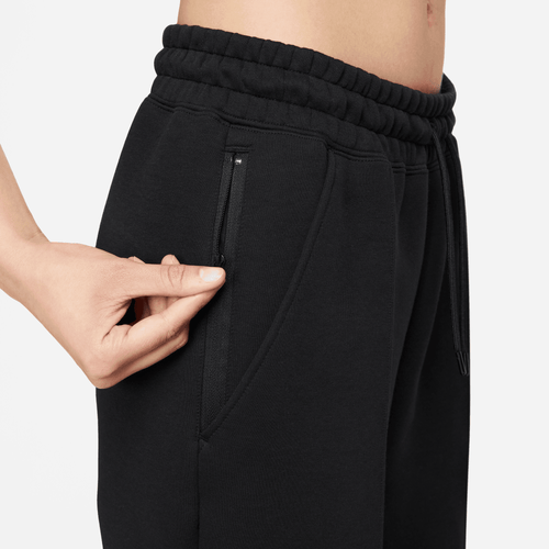 Nike tech fleece pants women's black deals