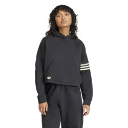 Women Hoodies - adidas Neu Classics Hoodie - Black-Green Spark