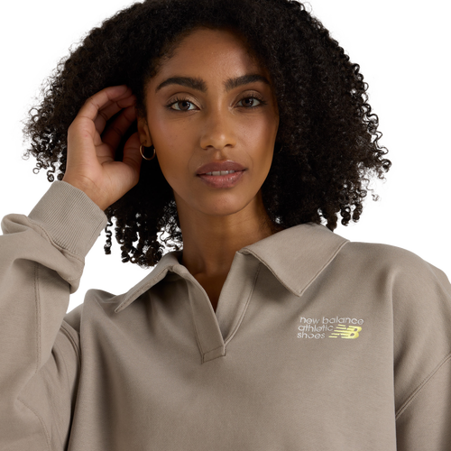New Balance Polo Sweatshirt Image 3 of 6. Tap to open photo gallery.