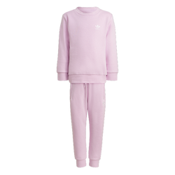 Pre School Tracksuits - adidas Crew Set - White-White