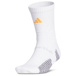 Unisex Socks - adidas Anthony Edwards Crew Socks 1Pair - White-Lucid Orange